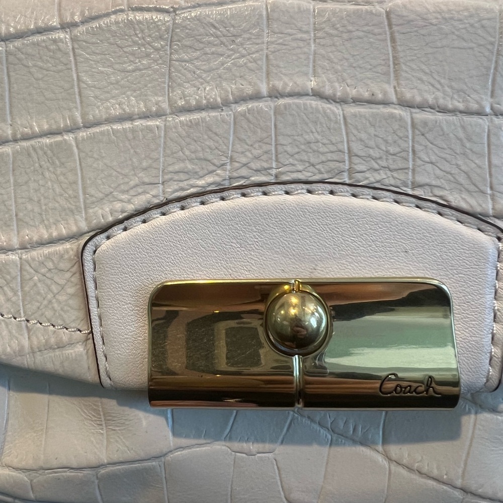 Coach Kristin Crocodile Embossed Bag 22924 - Picture 3 of 13